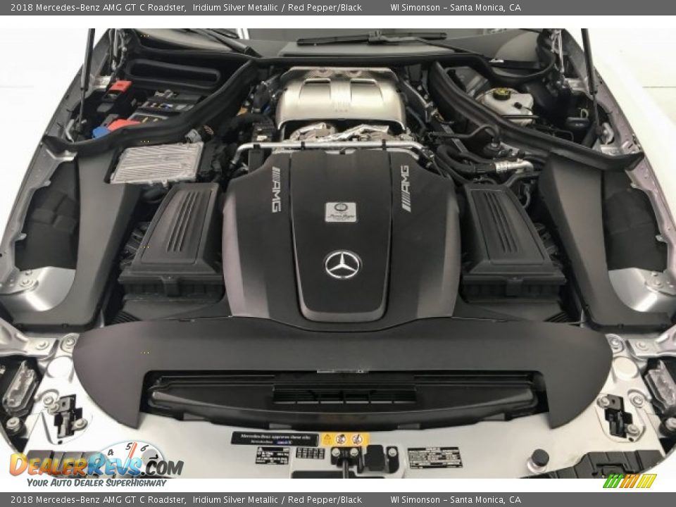 2018 Mercedes-Benz AMG GT C Roadster 4.0 Liter AMG Twin-Turbocharged DOHC 32-Valve VVT V8 Engine Photo #9
