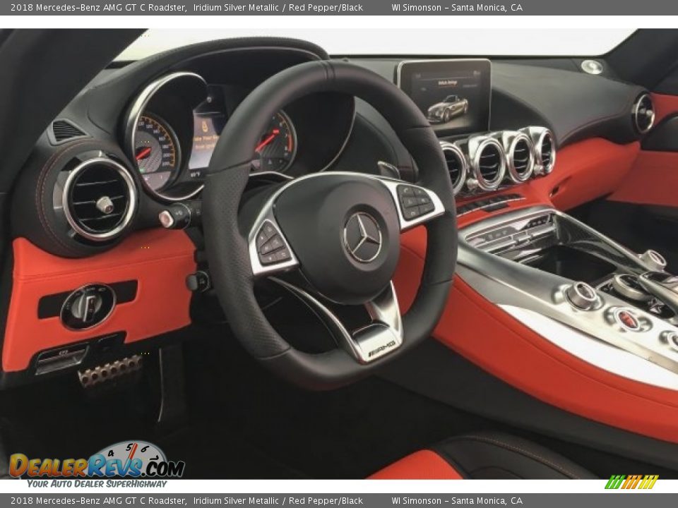 Dashboard of 2018 Mercedes-Benz AMG GT C Roadster Photo #20