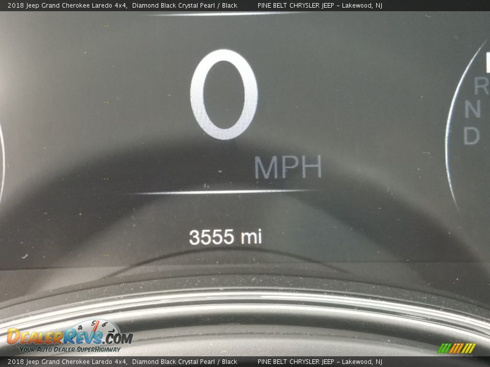 2018 Jeep Grand Cherokee Laredo 4x4 Diamond Black Crystal Pearl / Black Photo #5