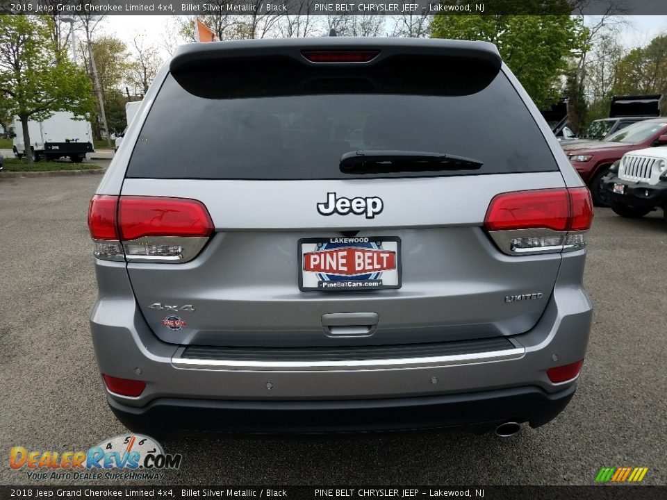 2018 Jeep Grand Cherokee Limited 4x4 Billet Silver Metallic / Black Photo #6