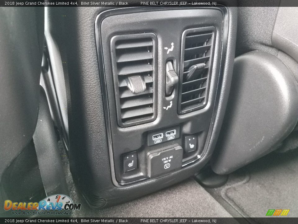 2018 Jeep Grand Cherokee Limited 4x4 Billet Silver Metallic / Black Photo #20