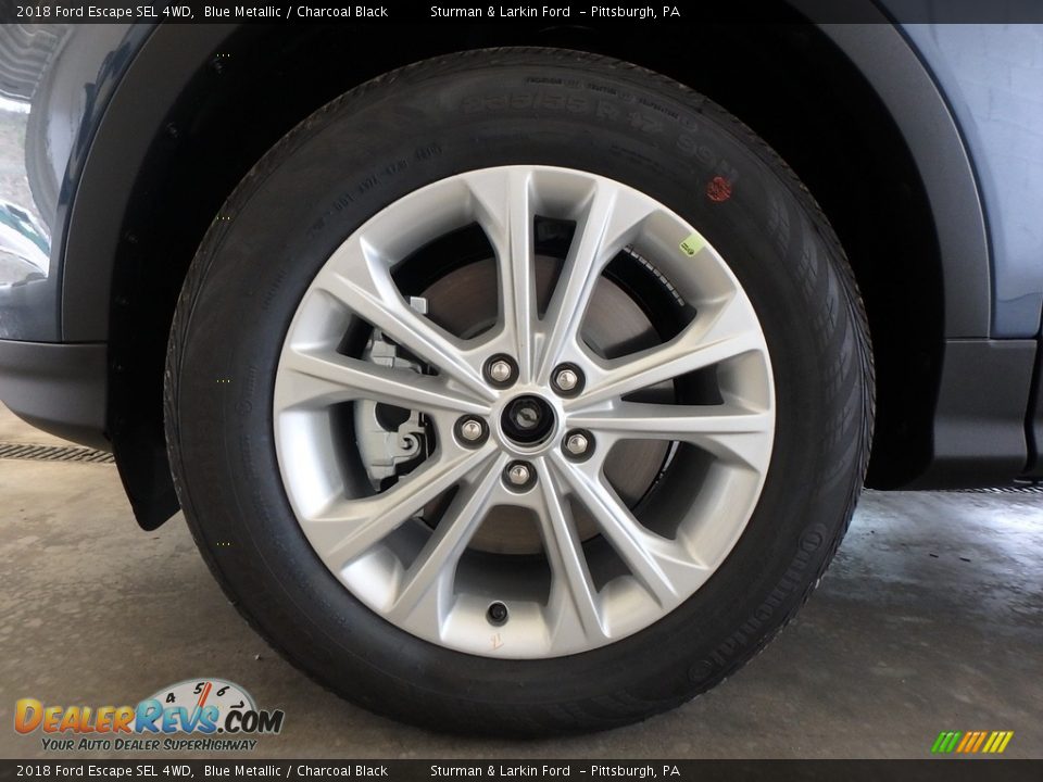 2018 Ford Escape SEL 4WD Blue Metallic / Charcoal Black Photo #5