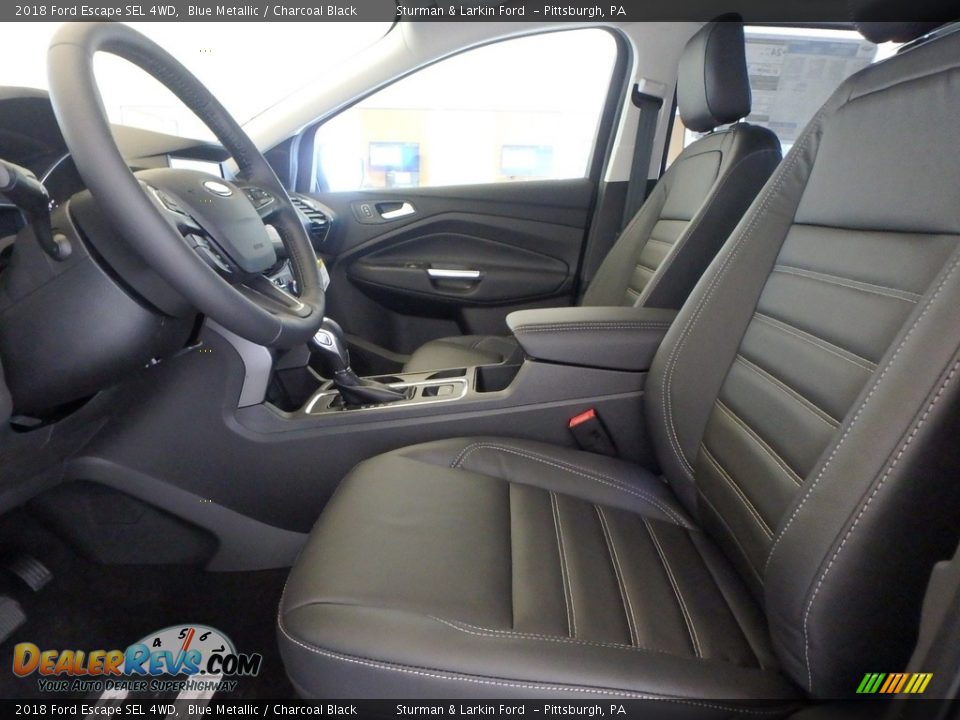 2018 Ford Escape SEL 4WD Blue Metallic / Charcoal Black Photo #6