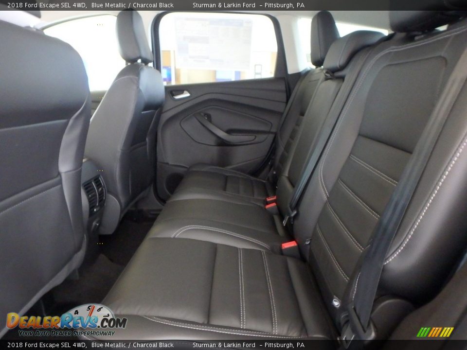 2018 Ford Escape SEL 4WD Blue Metallic / Charcoal Black Photo #7