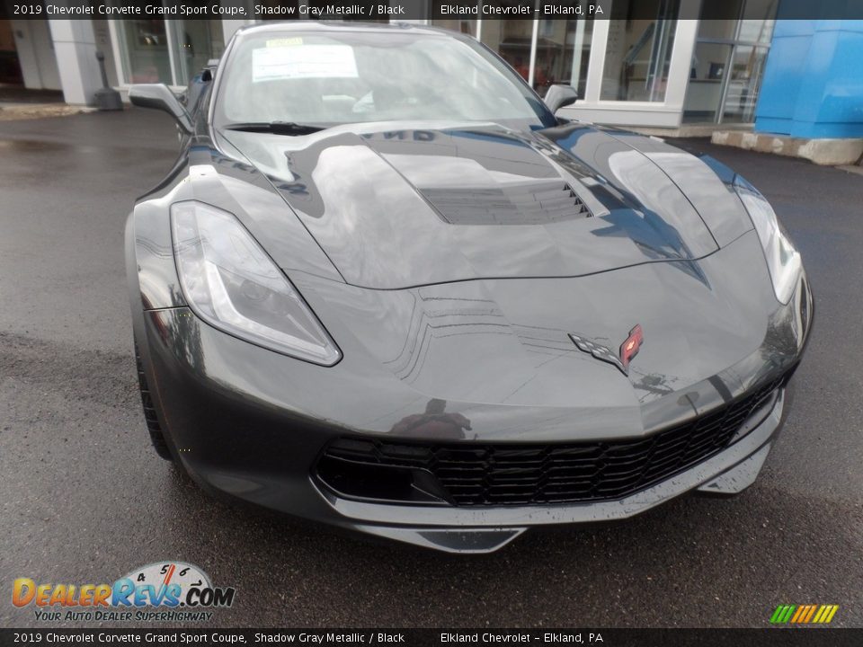 2019 Chevrolet Corvette Grand Sport Coupe Shadow Gray Metallic / Black Photo #2