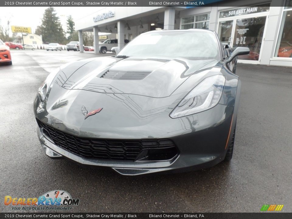 2019 Chevrolet Corvette Grand Sport Coupe Shadow Gray Metallic / Black Photo #3