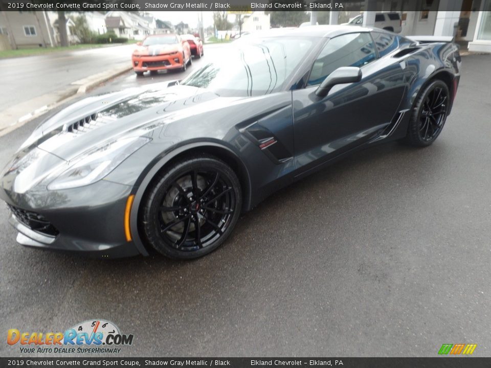 2019 Chevrolet Corvette Grand Sport Coupe Shadow Gray Metallic / Black Photo #5