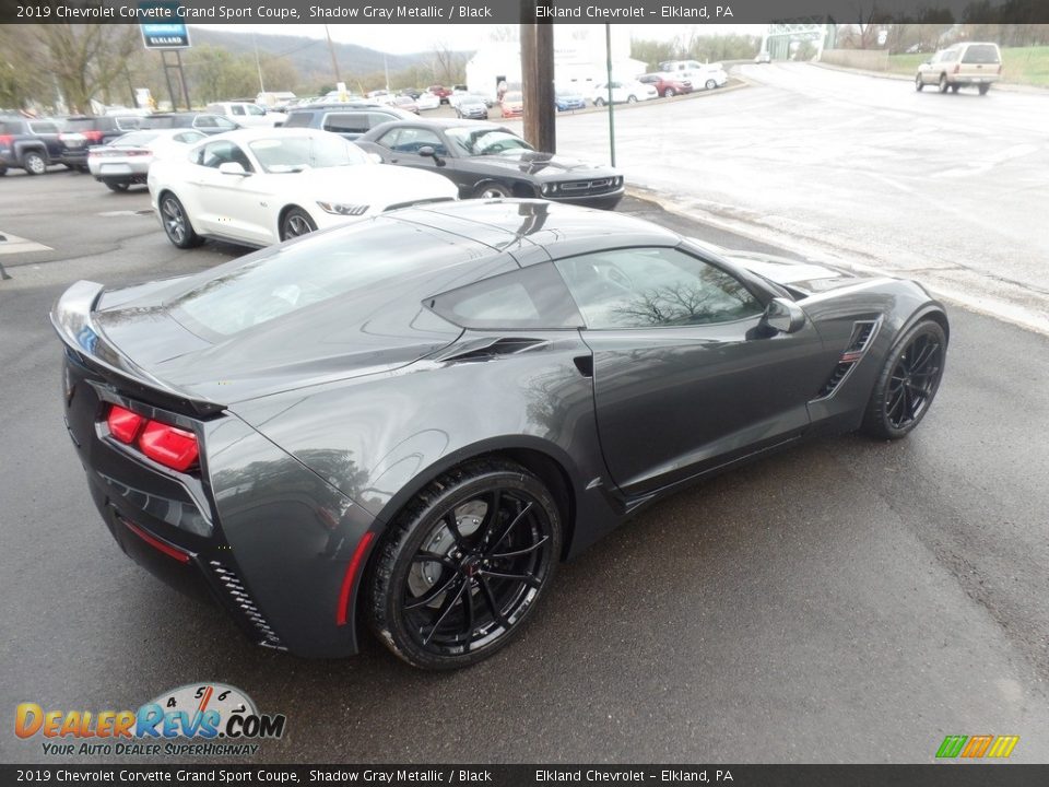 2019 Chevrolet Corvette Grand Sport Coupe Shadow Gray Metallic / Black Photo #10