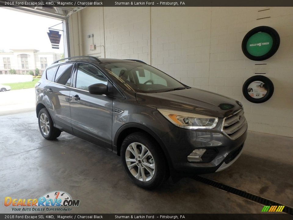 2018 Ford Escape SEL 4WD Magnetic / Charcoal Black Photo #1