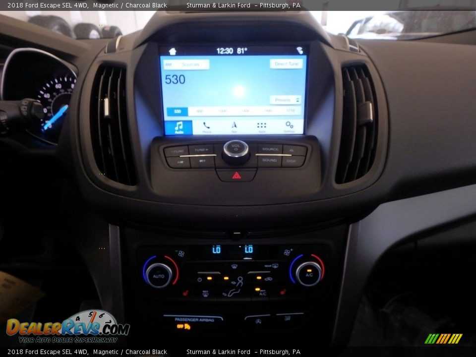 2018 Ford Escape SEL 4WD Magnetic / Charcoal Black Photo #14