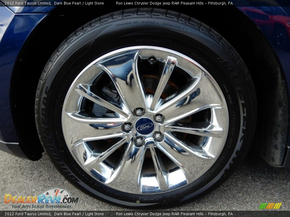 2012 Ford Taurus Limited Dark Blue Pearl / Light Stone Photo #9