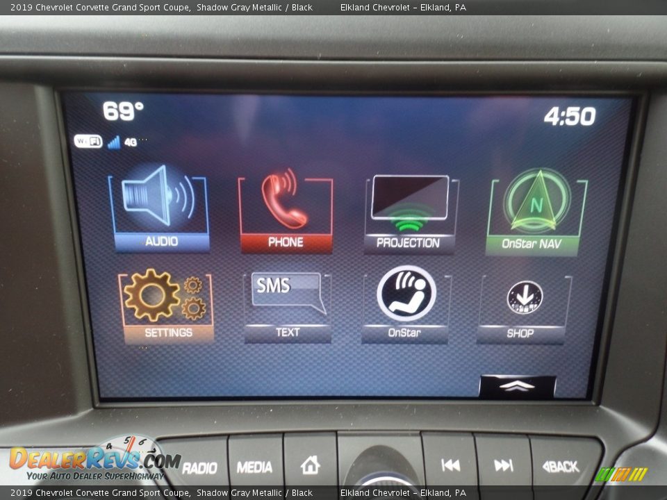 2019 Chevrolet Corvette Grand Sport Coupe Shadow Gray Metallic / Black Photo #29