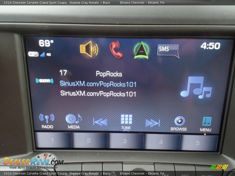 2019 Chevrolet Corvette Grand Sport Coupe Shadow Gray Metallic / Black Photo #31