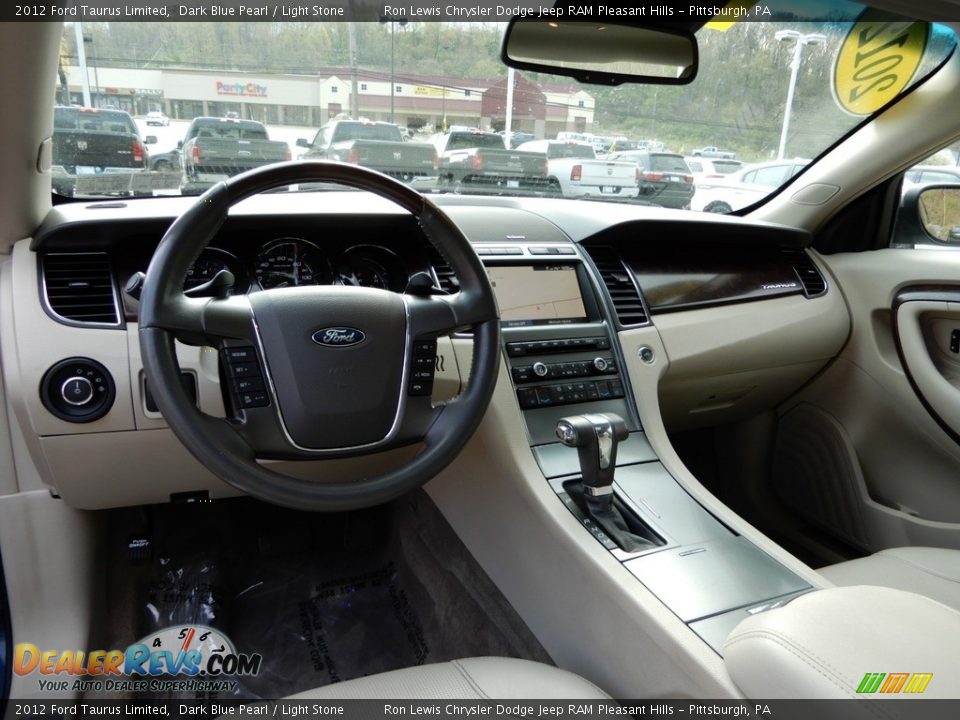 2012 Ford Taurus Limited Dark Blue Pearl / Light Stone Photo #13