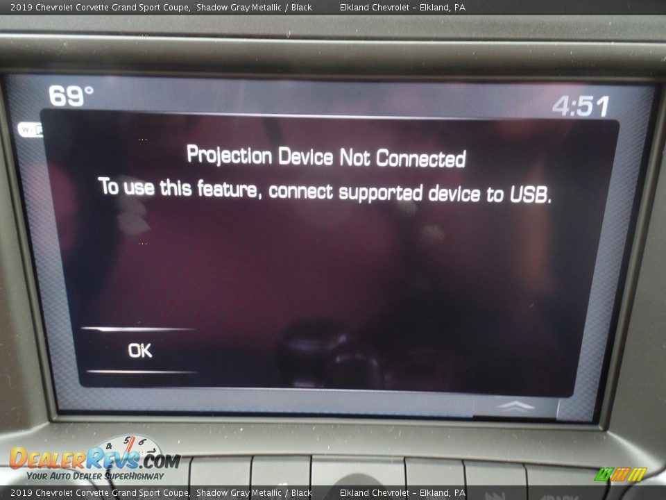 2019 Chevrolet Corvette Grand Sport Coupe Shadow Gray Metallic / Black Photo #32