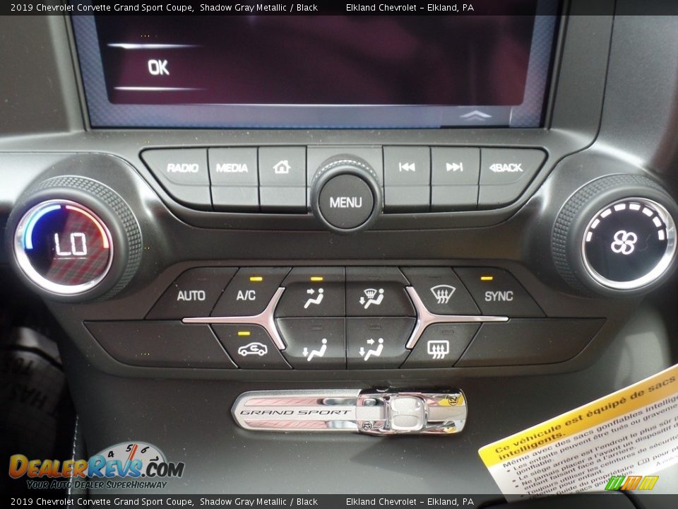 2019 Chevrolet Corvette Grand Sport Coupe Shadow Gray Metallic / Black Photo #34