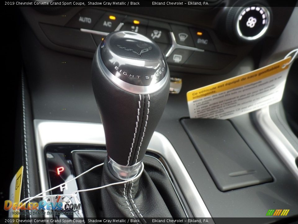 2019 Chevrolet Corvette Grand Sport Coupe Shadow Gray Metallic / Black Photo #35