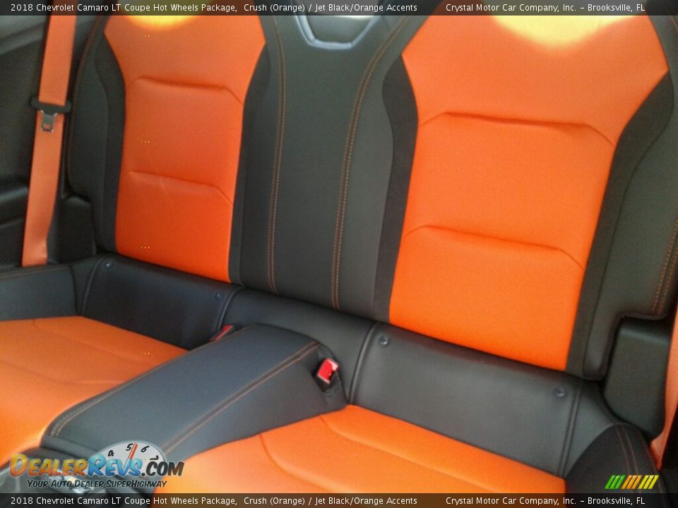 Rear Seat of 2018 Chevrolet Camaro LT Coupe Hot Wheels Package Photo #10