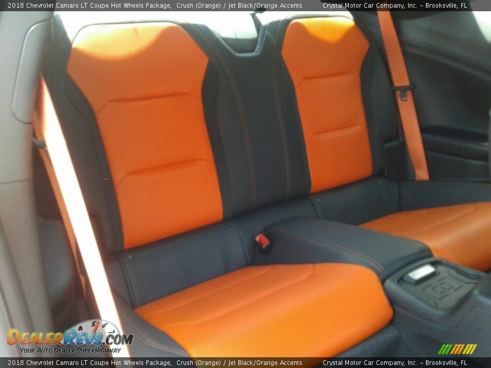 Rear Seat of 2018 Chevrolet Camaro LT Coupe Hot Wheels Package Photo #11