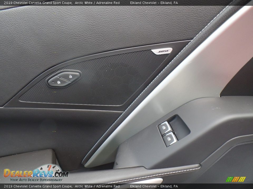2019 Chevrolet Corvette Grand Sport Coupe Arctic White / Adrenaline Red Photo #29