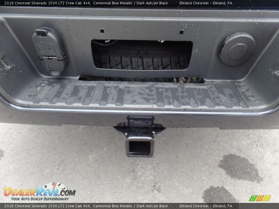 2018 Chevrolet Silverado 1500 LTZ Crew Cab 4x4 Centennial Blue Metallic / Dark Ash/Jet Black Photo #13