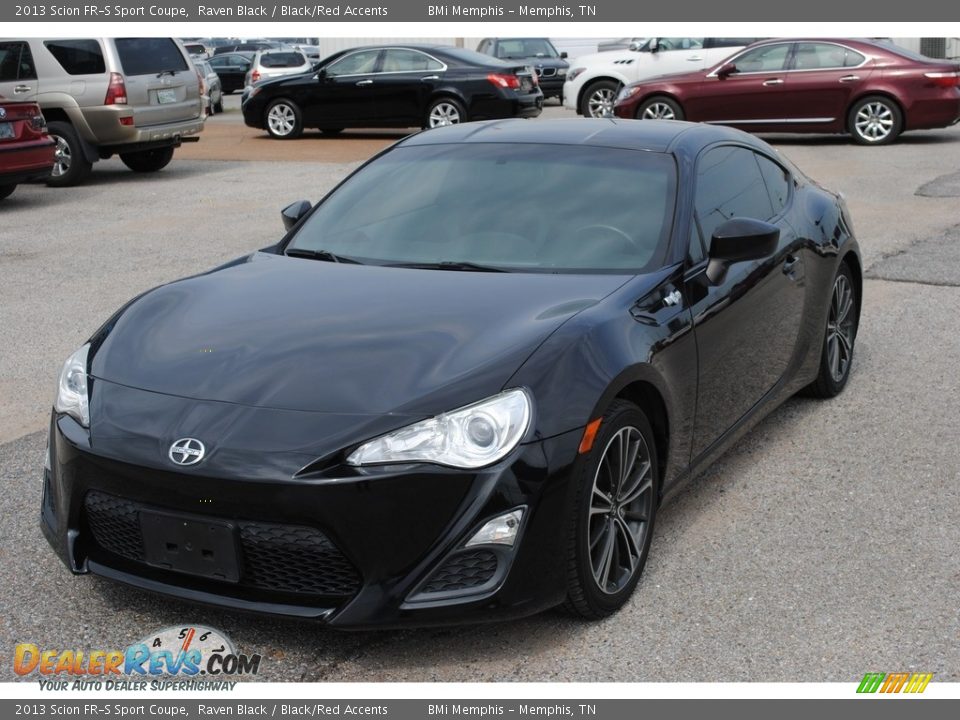 2013 Scion FR-S Sport Coupe Raven Black / Black/Red Accents Photo #1