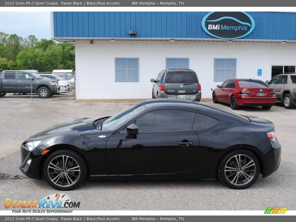 2013 Scion FR-S Sport Coupe Raven Black / Black/Red Accents Photo #2