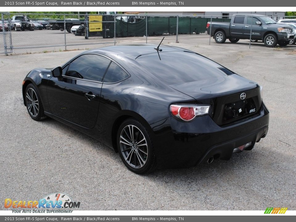 2013 Scion FR-S Sport Coupe Raven Black / Black/Red Accents Photo #3