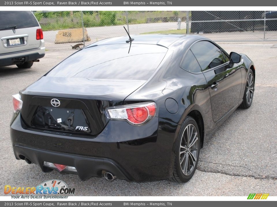 2013 Scion FR-S Sport Coupe Raven Black / Black/Red Accents Photo #5