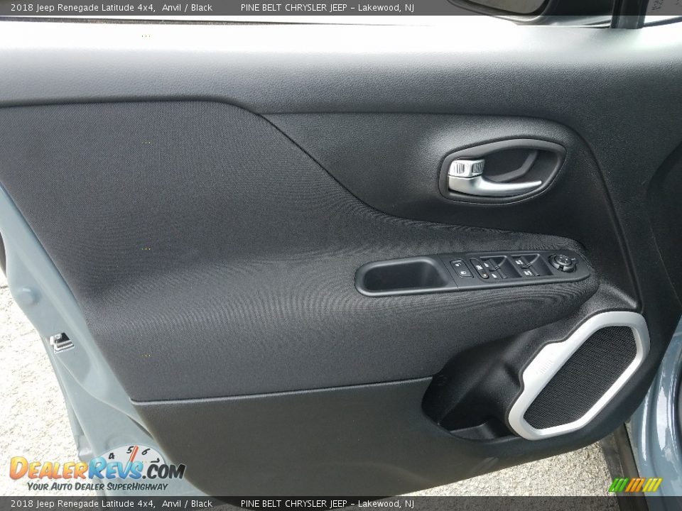 2018 Jeep Renegade Latitude 4x4 Anvil / Black Photo #6