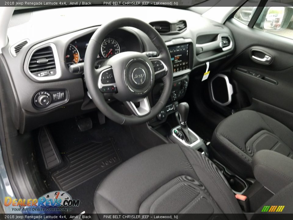 2018 Jeep Renegade Latitude 4x4 Anvil / Black Photo #7
