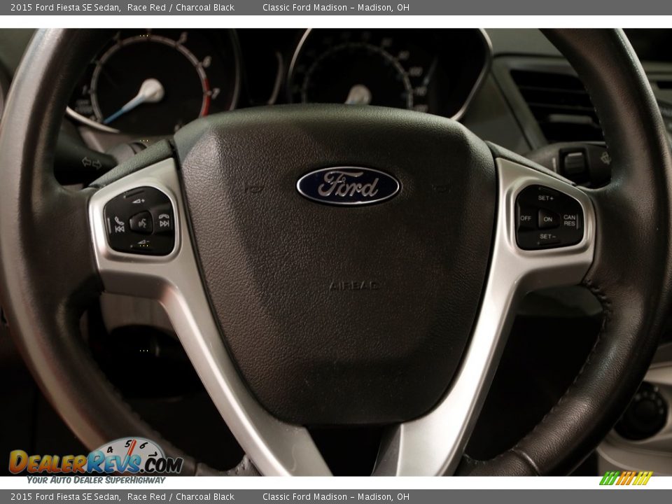 2015 Ford Fiesta SE Sedan Race Red / Charcoal Black Photo #8