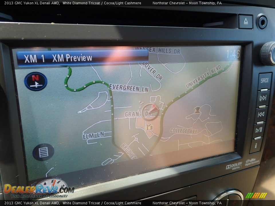 2013 GMC Yukon XL Denali AWD White Diamond Tricoat / Cocoa/Light Cashmere Photo #26