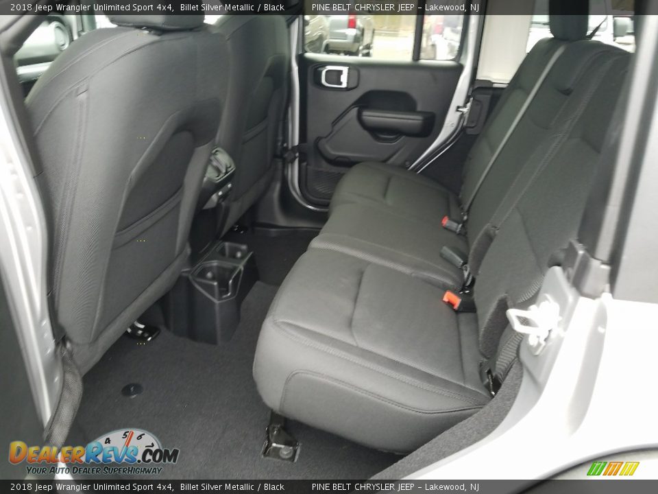 2018 Jeep Wrangler Unlimited Sport 4x4 Billet Silver Metallic / Black Photo #8
