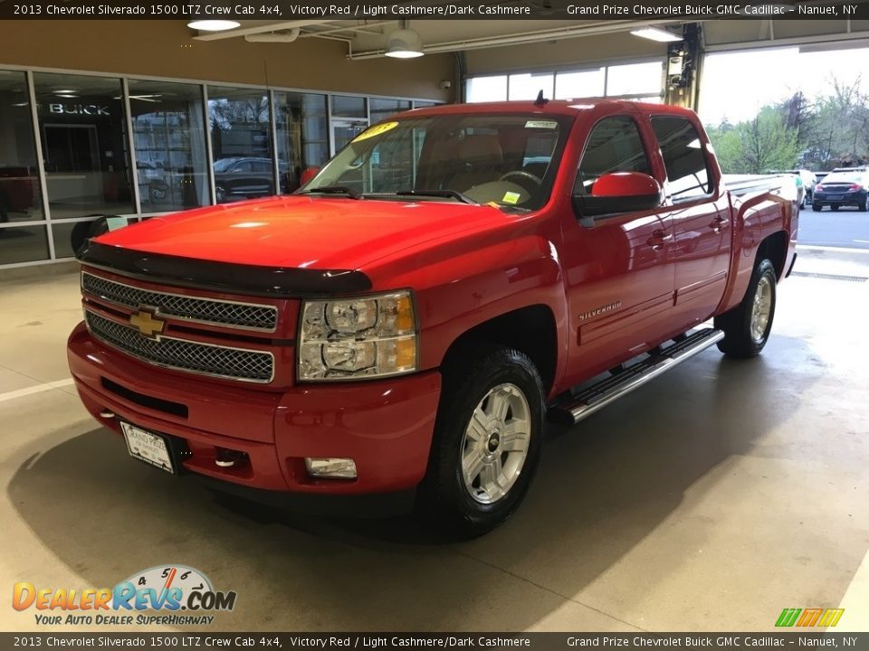 2013 Chevrolet Silverado 1500 LTZ Crew Cab 4x4 Victory Red / Light Cashmere/Dark Cashmere Photo #3