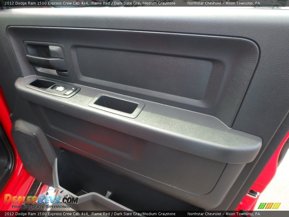 2012 Dodge Ram 1500 Express Crew Cab 4x4 Flame Red / Dark Slate Gray/Medium Graystone Photo #16