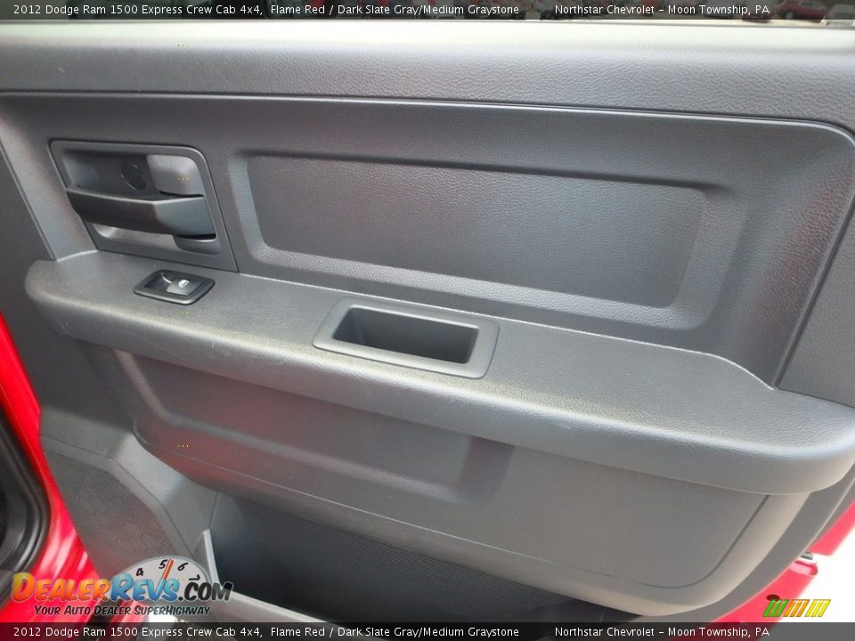 2012 Dodge Ram 1500 Express Crew Cab 4x4 Flame Red / Dark Slate Gray/Medium Graystone Photo #18