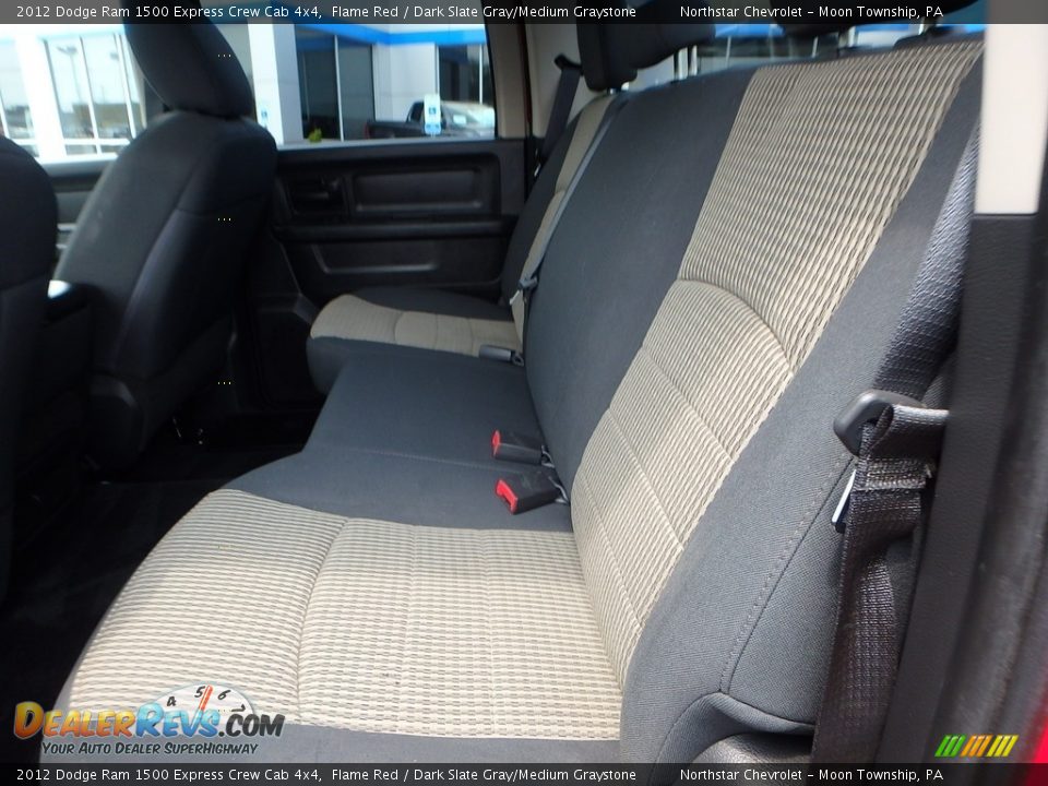 2012 Dodge Ram 1500 Express Crew Cab 4x4 Flame Red / Dark Slate Gray/Medium Graystone Photo #23