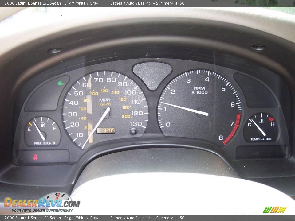 2000 Saturn L Series LS1 Sedan Bright White / Gray Photo #18