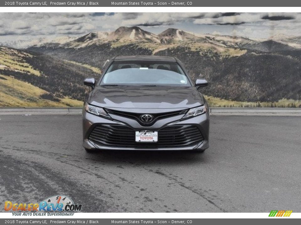 2018 Toyota Camry LE Predawn Gray Mica / Black Photo #2