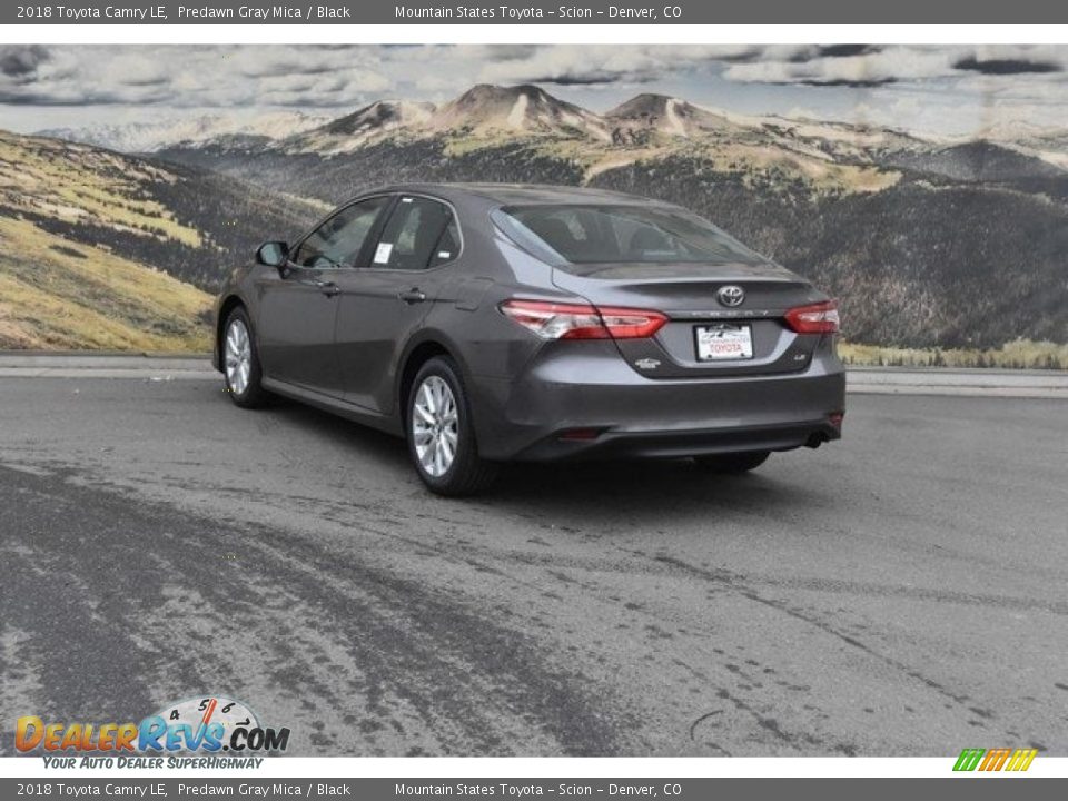 2018 Toyota Camry LE Predawn Gray Mica / Black Photo #3