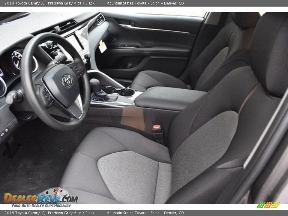 2018 Toyota Camry LE Predawn Gray Mica / Black Photo #6