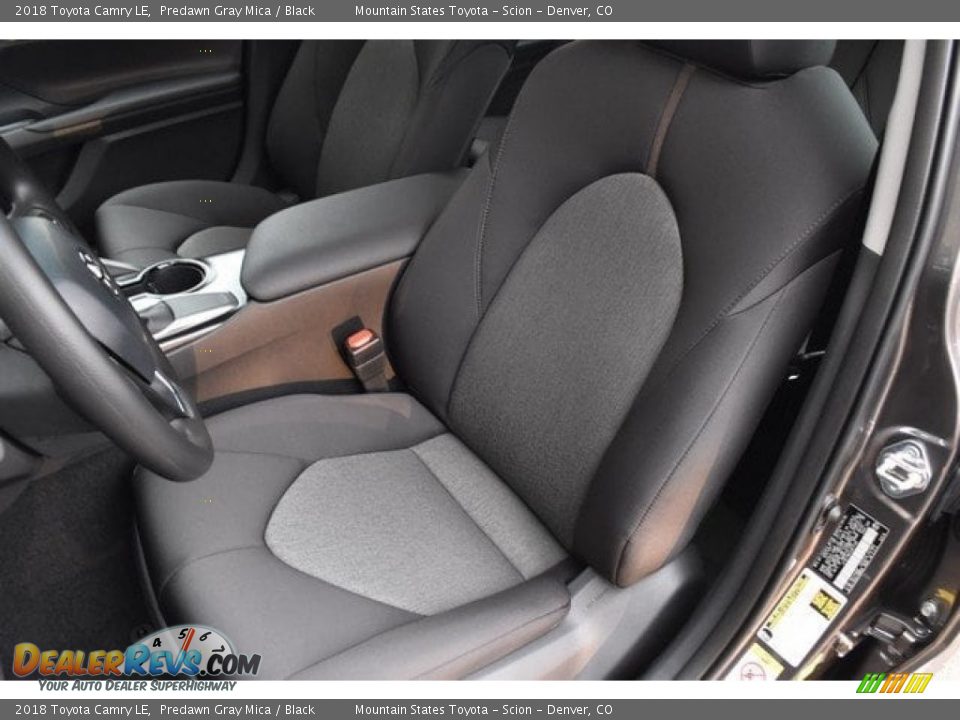 2018 Toyota Camry LE Predawn Gray Mica / Black Photo #7