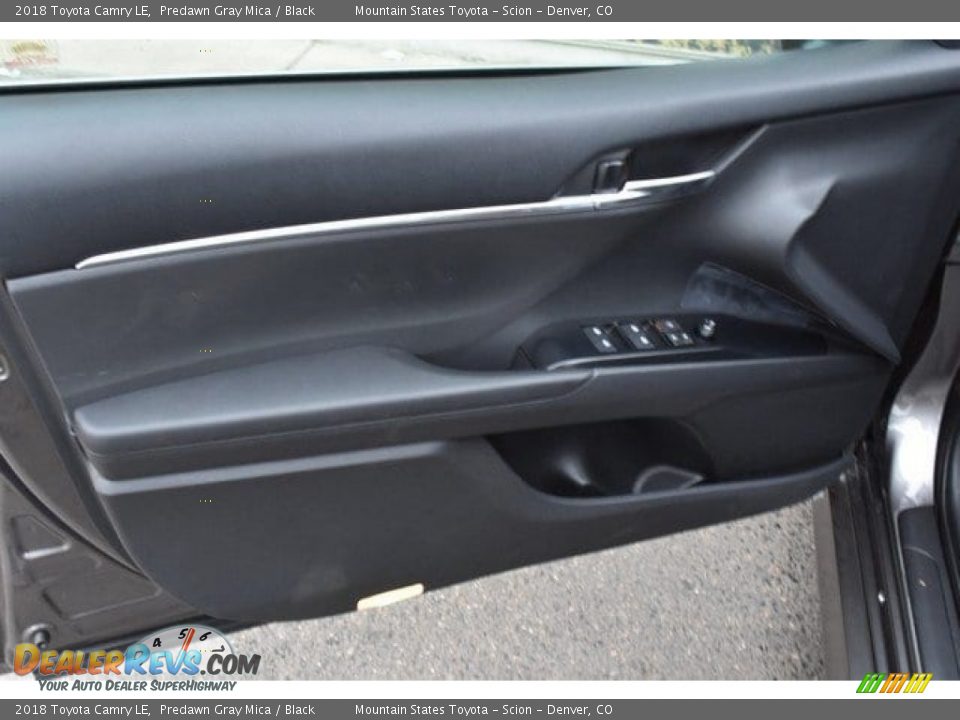 2018 Toyota Camry LE Predawn Gray Mica / Black Photo #19