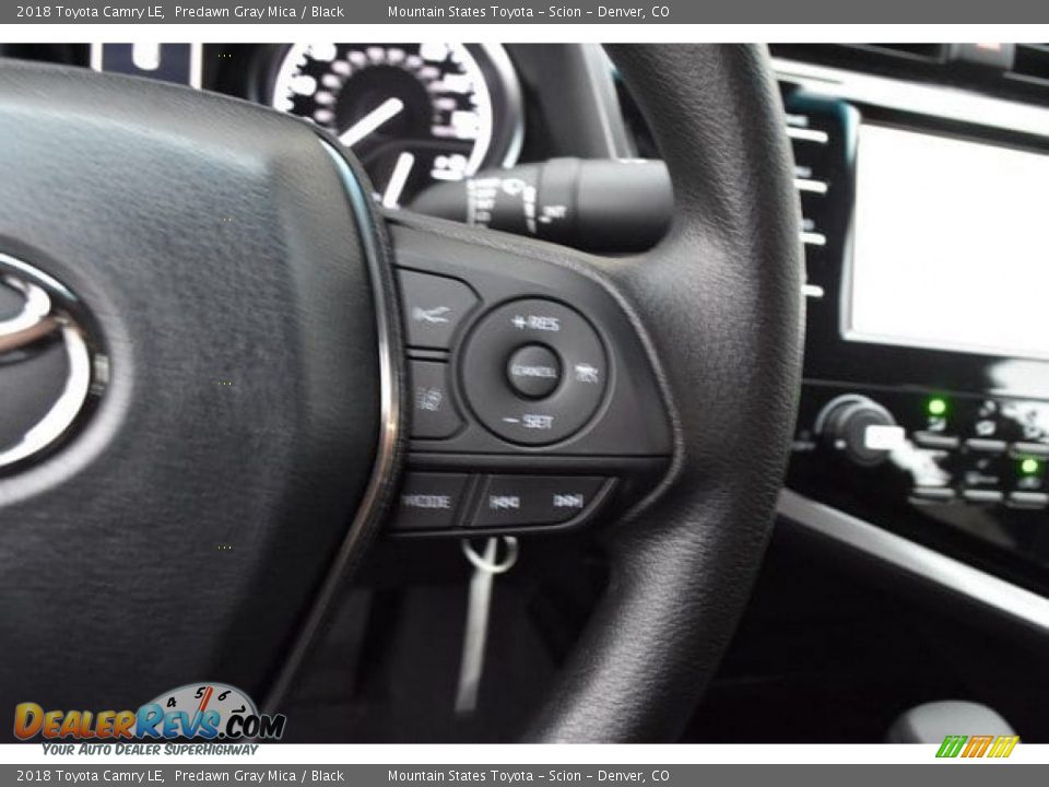 2018 Toyota Camry LE Predawn Gray Mica / Black Photo #26