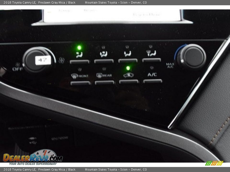 2018 Toyota Camry LE Predawn Gray Mica / Black Photo #28