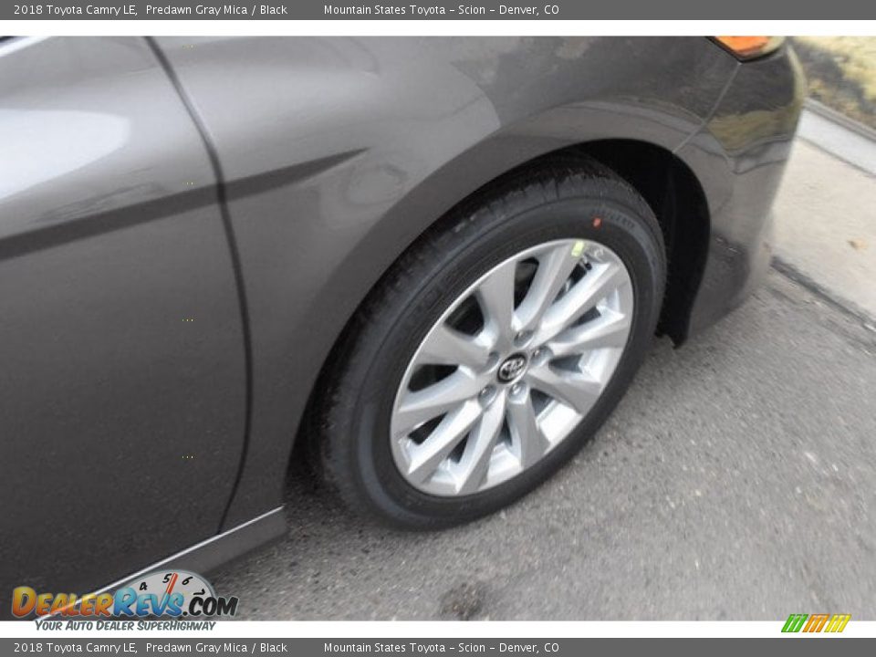 2018 Toyota Camry LE Predawn Gray Mica / Black Photo #35