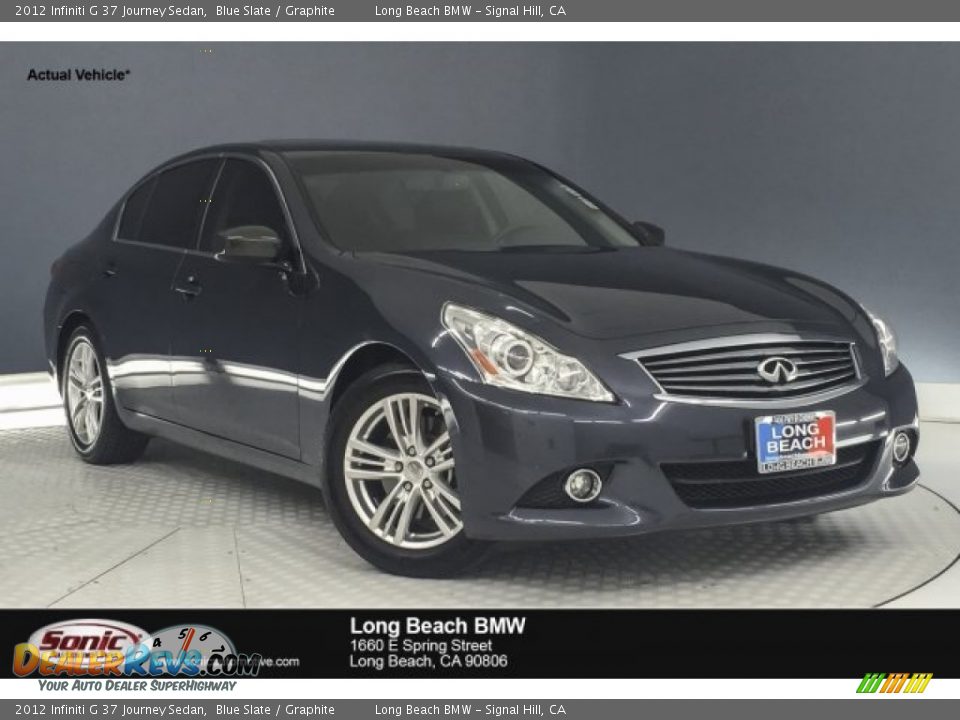 2012 Infiniti G 37 Journey Sedan Blue Slate / Graphite Photo #1