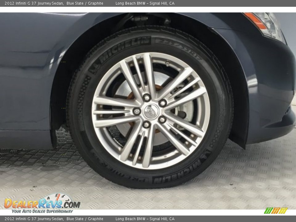 2012 Infiniti G 37 Journey Sedan Blue Slate / Graphite Photo #8