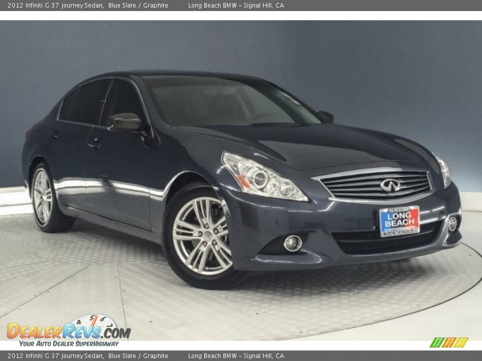 2012 Infiniti G 37 Journey Sedan Blue Slate / Graphite Photo #12